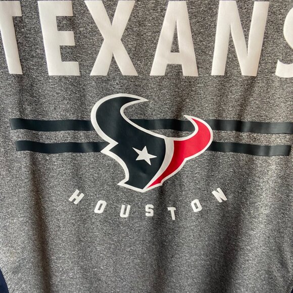 NFL Team Apparel Gray & Blue Houston Texans Short Sleeve Shirt - Picture 6 of 7